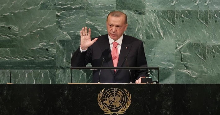 Türkiye Cumhuriyeti Cumhurbaşkanı Erdoğan, 13'üncü kez Birleşmiş Milletler Genel Kurulu'na hitap edecek