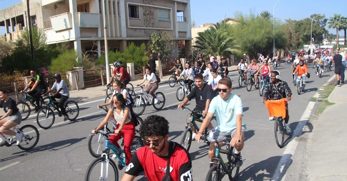 29 Ekim Cumhuriyet Bayramı “3. Geleneksel Bisiklet Sürüşü” Kapalı Maraş’ta yapıldı