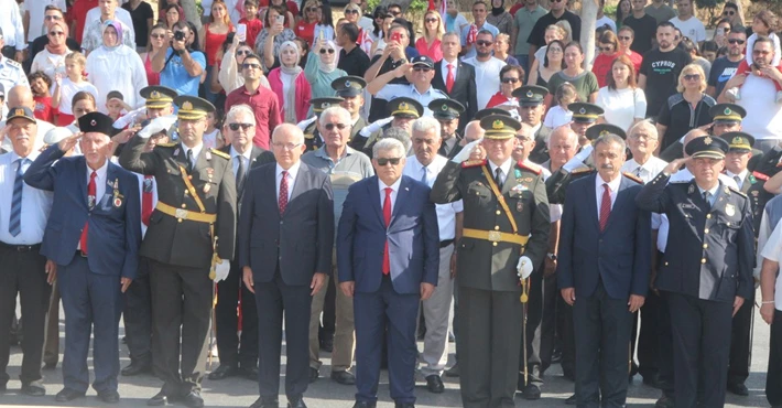 Türkiye Cumhuriyeti’nin 100. kuruluş yıl dönümü Gazimağusa’da coşkulu törenle kutlandı