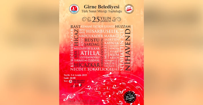 Girne Belediyesi TSM topluluğundan konser