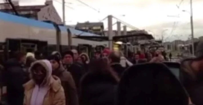 İstanbul'da tramvay kazası