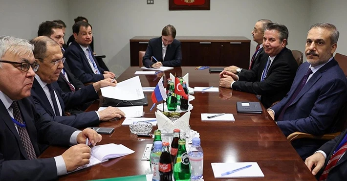 TC Dışişleri Bakanı Fidan, New York'ta Rus mevkidaşı Lavrov ile görüştü