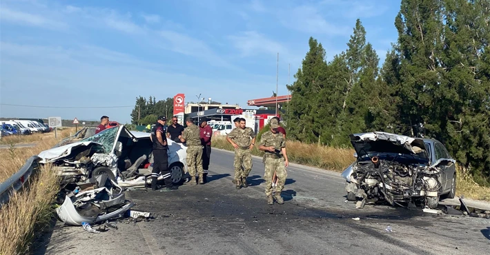 Ercan- İskele anayolunda trafik kazası