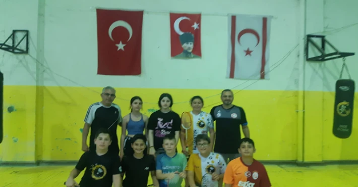 KKTC Badminton Milli Takımı, U13 Türkiye Şampiyonası için Hazırlıklarını Tamamladı