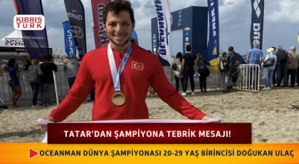 Tatar’dan şampiyona tebrik mesajı!
