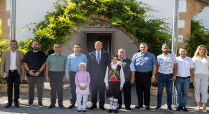 Tatar Alayköy Kültür ve Sanat Derneği heyetini kabul etti