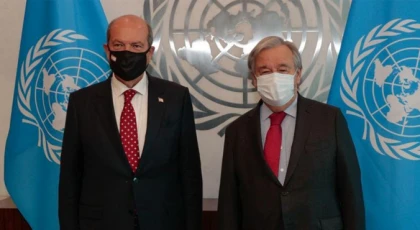 Cumhurbaşkanı Ersin Tatar, yarın BM Genel Sekreteri Guterres ile görüşecek