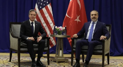 Türkiye Cumhuriyeti Dışişleri Bakanı Hakan Fidan, ABD Dışişleri Bakanı Antony Blinken ile bir araya geldi