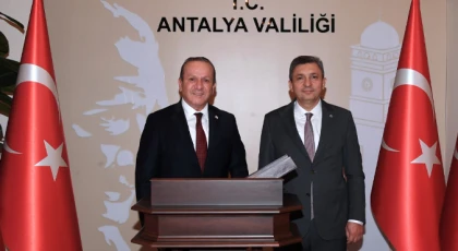 Ataoğlu, Antalya Valisi Hulusi Şahin'i ziyaret etti
