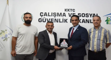 Gardiyanoğlu, TSK Vakfı KKTC temsilcisi Sancar’ı kabul etti