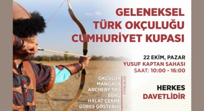 Geleneksel Türk Okçuluğu Cumhuriyet Kupası Pazar günü düzenleniyor