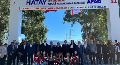 Başbakan Üstel, İskenderun’da Şampiyon Melekler köyünü ziyaret etti