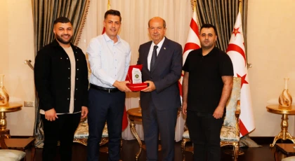 Cumhurbaşkanı Tatar, Kıbrıs Türk Radyograferler Derneği yönetimini kabul etti
