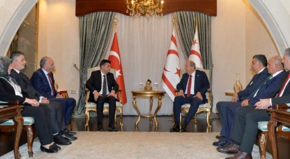 Cumhurbaşkanı Tatar, Türkiye Harp Malulü Gaziler Şehit Dul ve Yetimleri Derneği heyetini kabul etti