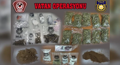 Narkotikten “Vatan Operasyonu: 4’ü kadın toplam 11 kişi “kanunsuz uyuşturucu madde tasarrufundan” tutuklandı