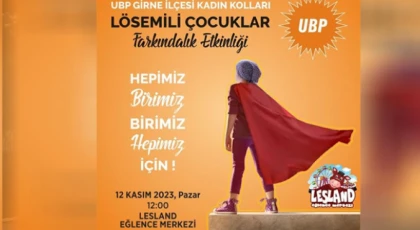 UBP Girne Kadın Kolları farkındalık etkinliği düzenliyor