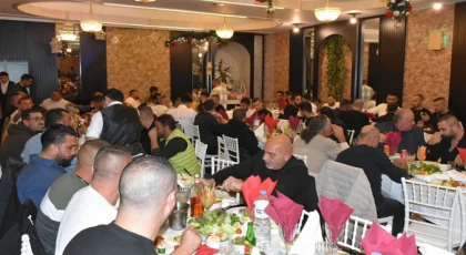 Girne Belediyesi yeni yıl yemeği düzenledi
