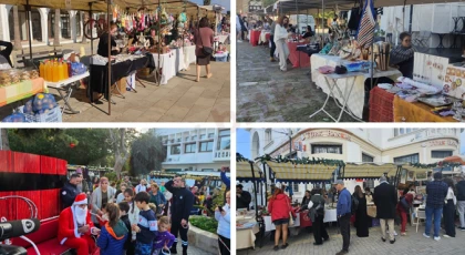 Girne'de noel ve yeni yıl pazarı kuruldu