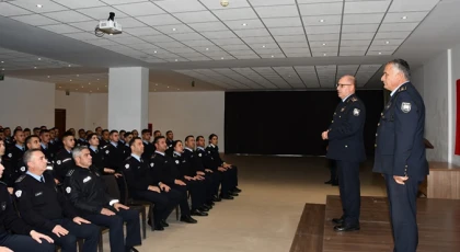 132 polis memuru aday adayı polis okulunda temel eğitimlerine başladı