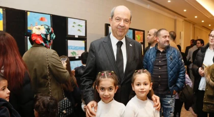 Cumhurbaşkanı Tatar, sergi açılışına katıldı