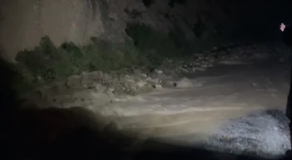Kayalar - Sadrazamköy yolu trafiğe kapatıldı