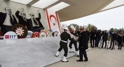 Kurucu Cumhurbaşkanı Denktaş, vefatının 12’nci yılında anıt mezarında anıldı