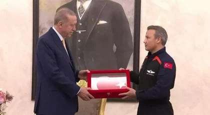 Erdoğan, ilk Türk astronot Gezeravcı ile görüştü