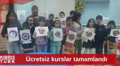 Girne Belediyesi’nin, öğrencilere Şubat tatillerini geçirmeleri amacıyla düzenlediği ücretsiz kurslar tamamlandı