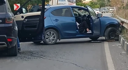 Boğaz'da kaza: Çok sayıda araç uzun kuyruklar oluşturdu, trafik kilitlendi!